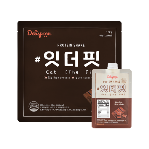 델리스푼 잇더핏 단백질 쉐이크: 맛있게, 건강하게, 간편하게! 잇더핏쉐이크