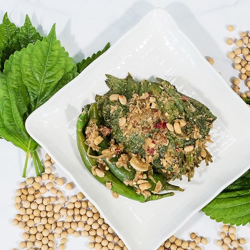 국내산 추부깻잎 100% 사용 국산된장깻잎장아찌 500g, 300g, 1kg 1개, 산지직송 국내산 추부깻잎 100% 사용 국산된장깻잎장아찌 500g, 300g, 1kg 1개, 산지직송