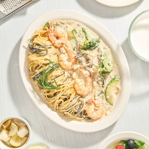 🍝 근사한 홈파티, 복잡한 준비 없이 ‘그로또 생크림 새우 파스타’로! 그로또