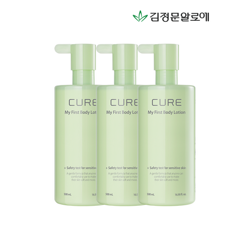 김정문알로에 큐어 마이 퍼스트 바디로션, 1개, 500ml