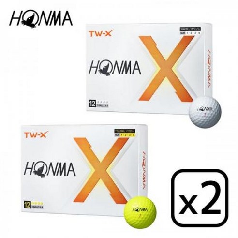 혼마 2024 TW-X 볼 2 다스 세트(12볼x2개) 일본 정품 골프 볼, 화이트: 한가지 옵션 혼마tw-x 혼마 2024 TW-X 볼 2 다스 세트(12볼x2개) 일본 정품 골프 볼, 화이트: 한가지 옵션 혼마tw-x