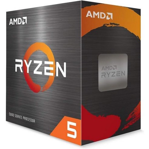 AMD Ryzen 5 5600X 6-core 12-Thread Unlocked Desktop Processor with Wraith Stealth Cooler 미니pc 베어본pc