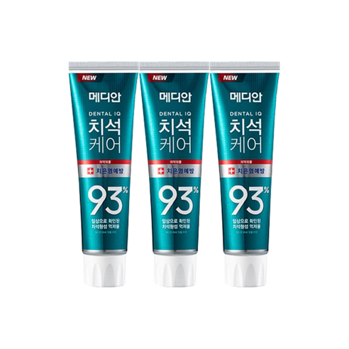 메디안 치석케어 잇몸 치약, 120g, 6개