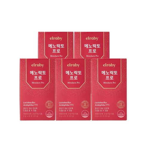[본사] 휴온스 박미선 갱년기유산균YT1 분말 엘루비 메노락토 프로 75일분 15포 5박스 리뷰후기
