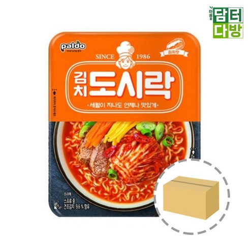 팔도 김치도시락 컵라면 1BOX (24컵), 24개