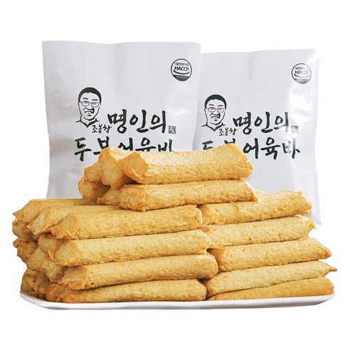 조봉창 명인 수제 두부어육바 30g 글루텐프리 오뎅 밀가루없는 어묵 어묵탕 홈쇼핑 대용량