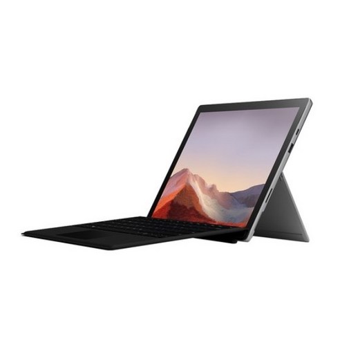 마이크로소프트 2019 Surface Pro7 12.3 + 블랙 타입커버 세트, 플래티넘, 코어i5, 256GB, 8GB, WIN10 Home, PUV-00010