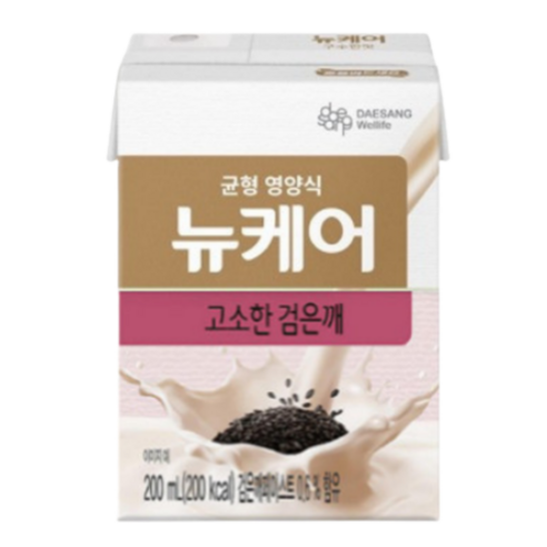 뉴케어 고소한 검은깨 일반 환자 균형 영양식, 200mlx30팩, 200ml, 30개