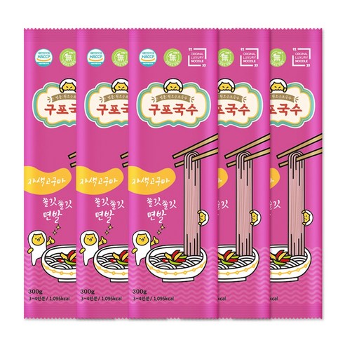 소확행몰 쫄깃 구포국수 사리 자색고구마 소면, 300g, 1개