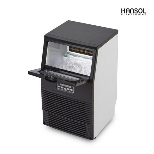 한솔 업소용 제빙기 HSI-035KB 급속 제빙 대용량 자동 급수 세척 저소음 저진동 35kg, HSI-035KB+직접설치+필터+헤드