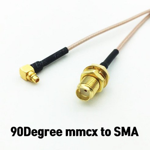 90Degree mmcx to SMA (10cm ) Pigtail (RG178변환케이블)