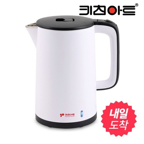 [내일도착] 무선포트 KK-2618 1.8L SUS304 스텐 뜨겁지않은 이중구조, 없음
