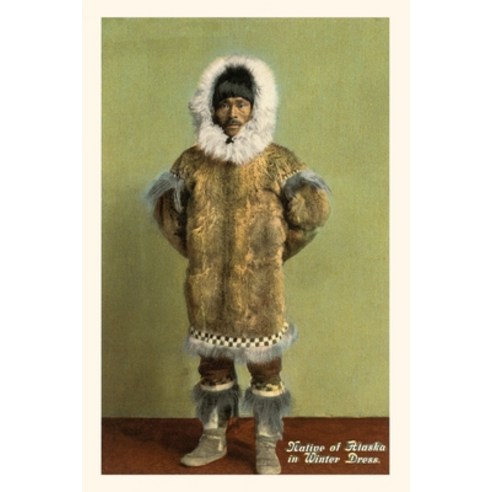 (영문도서) Vintage Journal Indigenous Alaskan Man in Winter Clothing Paperback, Found Image Press, English, 9781669524953
