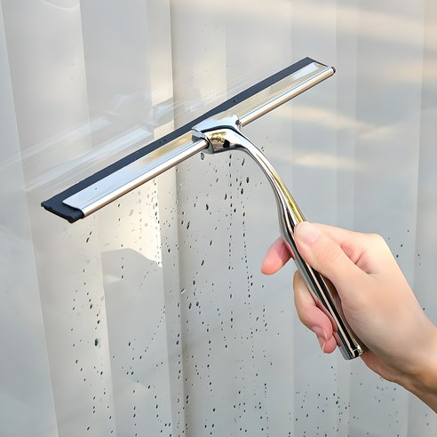 욕실 청결, 품격 있는 마무리를 위한 선택: 리빙공감 스텐304 고급 거치대형 욕실 스퀴지 욕실스퀴지