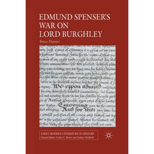 Edmund Spenser''s War on Lord Burghley Paperback, Palgrave MacMillan