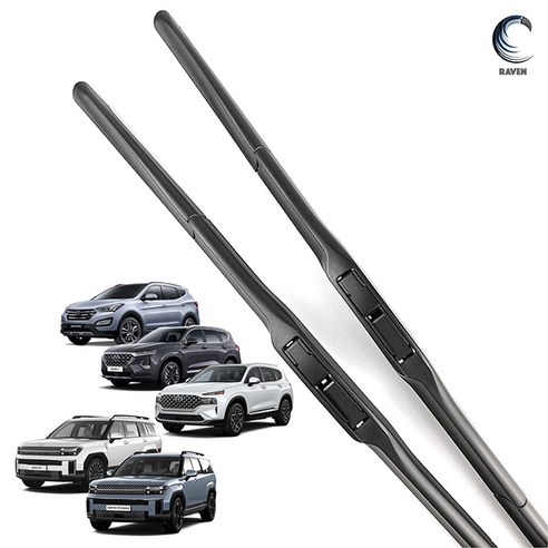 현대 싼타페DM, 더프라임 싼타페TM, 더뉴 싼타페 하이브리드와 완벽하게 맞는 와이퍼 세트