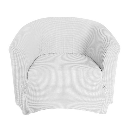 Slipcovers 의자 소파 덮개 가구 보호자는 인쇄 한 저항하는 미끄러짐을 인쇄했습니다, 화이트, 폴리 에스터