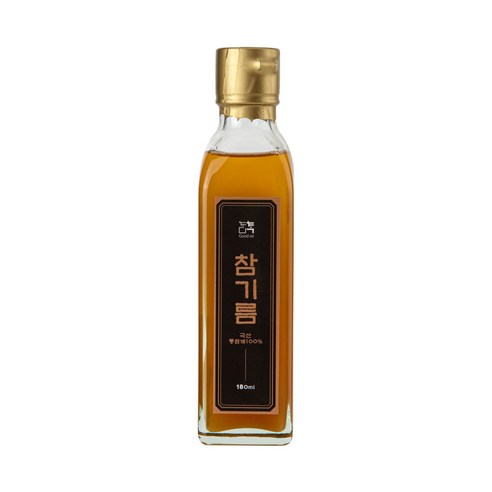 이삭방앗간 저온압착 국산 참기름, 1병, 180ml