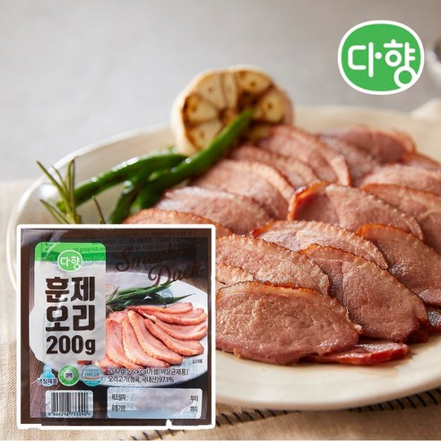 다향오리 훈제오리 슬라이스 200g x 5팩