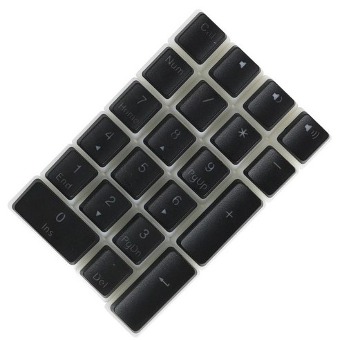 기계식 게임용 키보드 숫자 키 캡 pc 데스크탑 컴퓨터 레이아웃 방진 방수 사무실 용 pbt 키 캡, 검은 색, 21OEM용 키, 플라스틱
