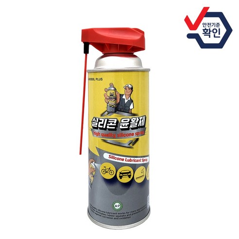 실리콘스프레이 실리콘루브리컨트 실리콘오일 고무윤활제 에어졸플러스 실리콘윤활제 SC-100, 1개, 420ml