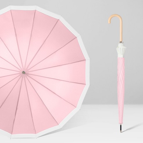 그로스컴퍼니 장우산 투톤 대형 튼튼한 접이식 여성 우산