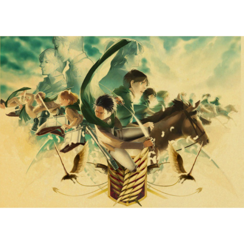 진격의거인 보석십자수 캐릭터 애니 만화 큐빅아트 10종, 40*30cm, R-2