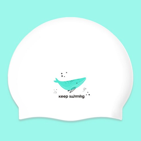 킵스위밍 실리콘수모 하늘고래, 민트고래, 1개
