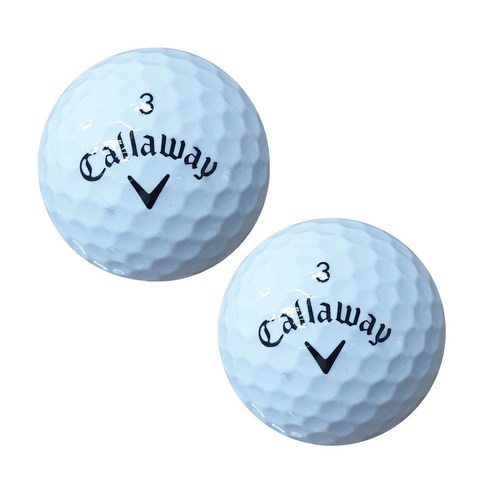캘러웨이 화이트 골프 로스트볼 A++ 20알 / 3 4피스 구성