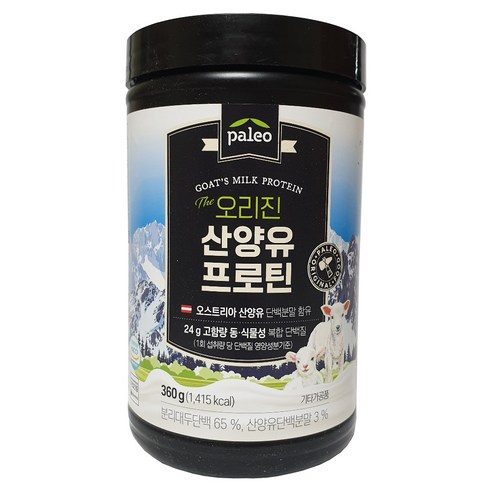 팔레오 오리진 산양유 프로틴 분말 360g, 1개