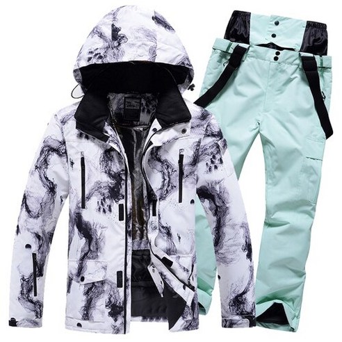 장비 숏 인라인 스키Ski Suit Men Skiing Jackets Winter Warm Windproof Waterproof Outdoor Sport Snow, 17 Style_06 4XL