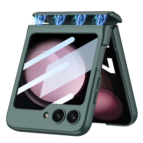 갤럭시 Z 플립5를 위한 스타일리시하고 기능적인 힌지 보호 케이스