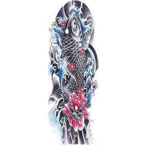 지엠리빙 긴팔 타투스티커, TQB-130, 2개