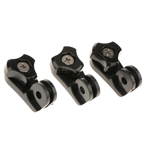 YSSHOP 3P삼각대 마운트 어댑터 변환기GoPro HD Hero 3 4 5 6, 42mm, 블랙, 플라스틱