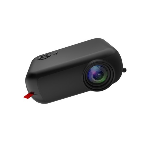 미니 미니 프로젝터 홈 led 휴대용 소형 프로젝터 HD, 검은 색, 미국 규정