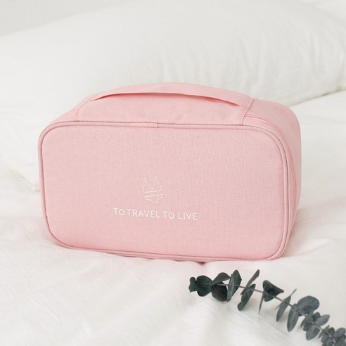 KORELAN 속옷 수납 가방 여행용 팬티 여행용 양말 출장 정리용, 핑크(대용량 이상없음)