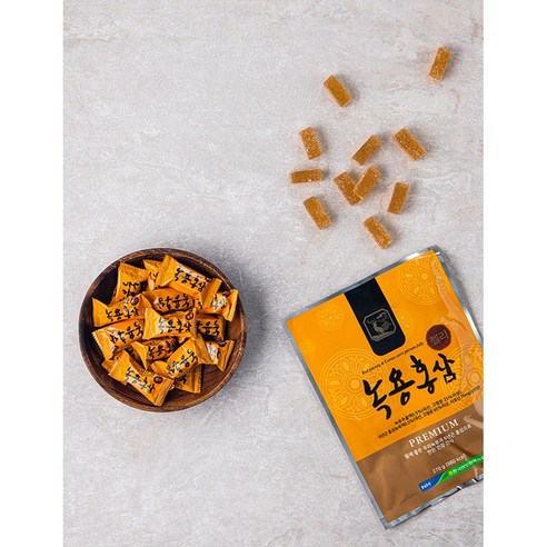 [농협안심녹용] 국산 녹용 홍삼 젤리 선물세트 270g 1봉지 전병태녹용스틱