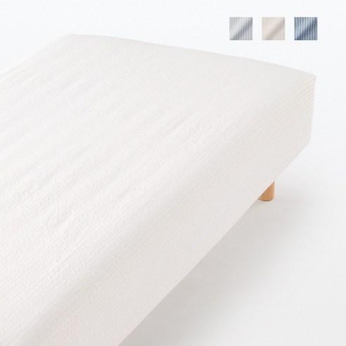 무인양품 MUJI 면 서커 매트리스 커버 JDCQ8A3S
