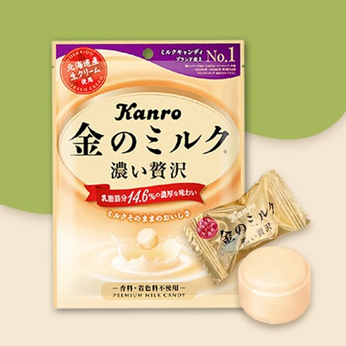 칸로 밀크 우유 캔디 사탕, 80g, 1개