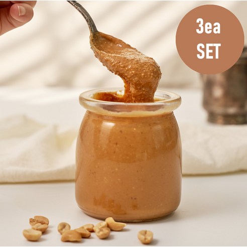 갓 짜낸 풍요로움, 부로디 유기농 초신선 땅콩버터 3개 세트 후기 부로디땅콩버터