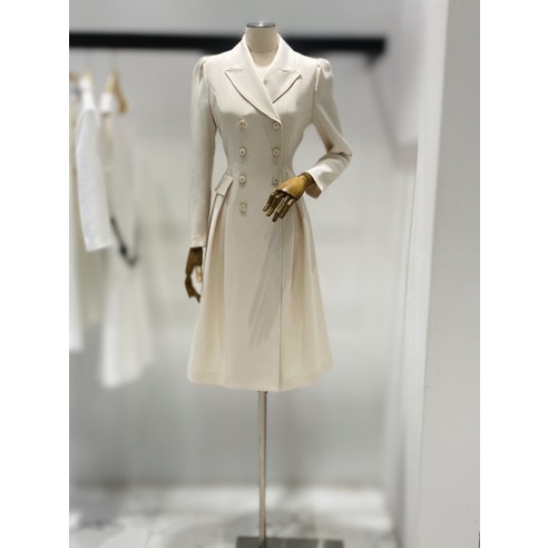 모조에스핀 허리핀탁 더블단추 원피스 S231XSE005(2033005)