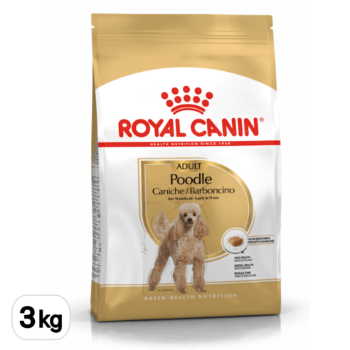 푸들을 위한 완벽한 선택, 로얄캐닌 어덜트 푸들 강아지 사료 로얄캐닌푸들어덜트3kg