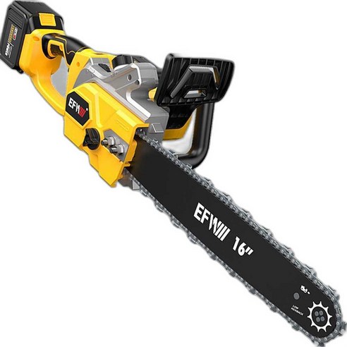 12인치 충전식 전기톱 배터리 체인 쏘 고출력 B, 12인치+배터리x1+체인x3, 1세트 충전체인톱