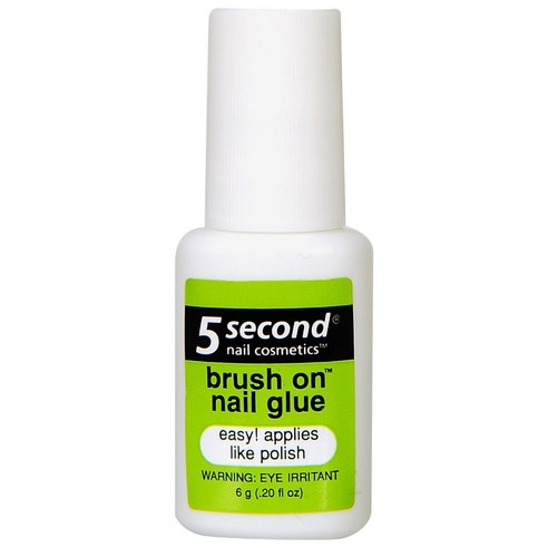 5 Second Nail Brush On Nail Glue 6-Gram (Pack of 3) - 글리터/스톤/파츠/글루 | 쿠팡