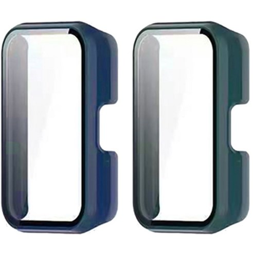 1+1 엔터콘 갤럭시핏3 강화유리 케이스, 8. 블루 + 그린