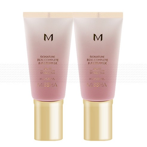 미샤 M 시그너처 리얼 컴플릿 BB크림 SPF25 PA++ 45g, 21호, 2개