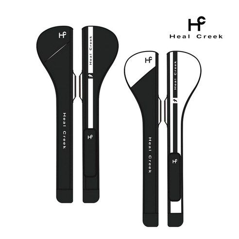 [힐크릭 정품] 신제품 시크 디자인 하프주머니 HCHB-H02, 블랙, 블랙