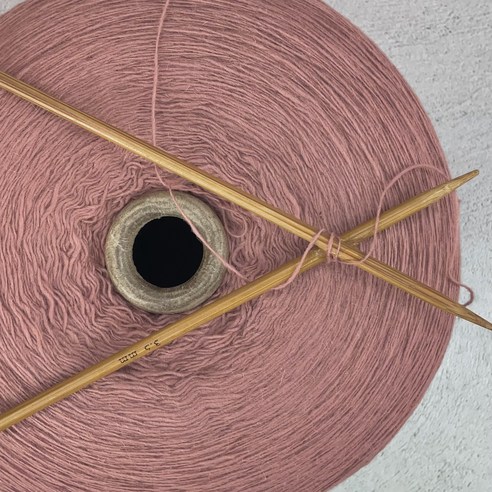 캐시미어 5% (다크 핑크) 1kg 콘사 니트컨테이너 [3207]