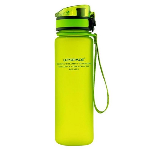 지속 여행 스포츠 물병 체육관 피트니스 음료, 녹색 500ML, 멀티, 플라스틱
