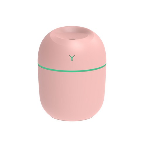 미니카 가습기 usb 가정용 휴대용 정음 침실 안개량 사무용 데스크톱 가습기, 달걀2세대 핑크 Usb 플러그인